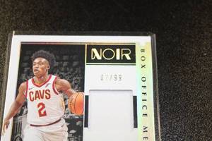 lot 121 image: 2019-20 Noir Box Office Memorabilia Jersey Relic Collin Sexton 799  Only 99 Exist