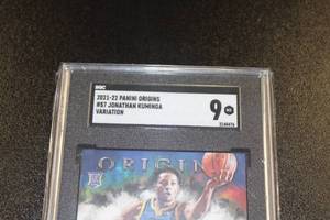 lot 198 image: 2021-22 Panini Origins Variation Jonathan Kuminga #57 SGC 9
