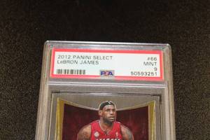 lot 224 image: 2012-13 Select LeBron James #66 PSA 9