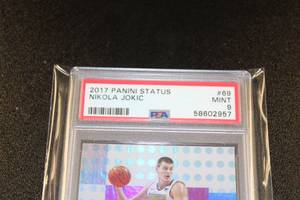lot 237 image: 2017-18 Panini Status Nikola Jokic #69 PSA 9