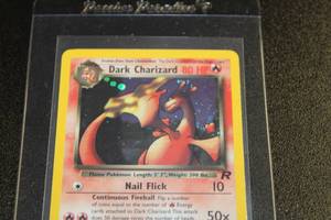 lot 245 image: 2000 Pokemon Team Rocket Dark Charizard Holo 482