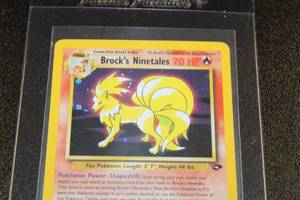 lot 247 image: 2000 Pokemon Gym Challenge Brocks Ninetales Holo 3132