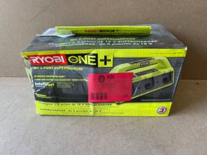RYOBI ONE 18V 6-Port Dual Chemistry IntelliPort SUPERCHARGER with USB Port