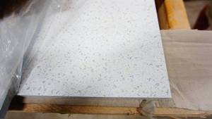 lot 7 image: One 30  x  144 White Stone Wilsonart---#9208