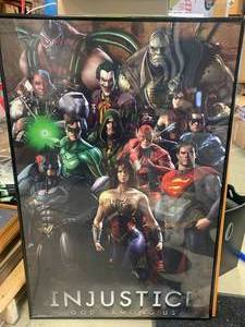 Superheroes Framed Poster 24X36