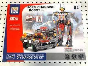 292pc Form Changing Robot Erector Toy
