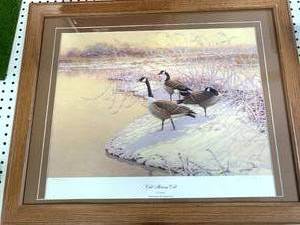 Jim Morgan Ducks Unlimited Signed & Numbered 25x31