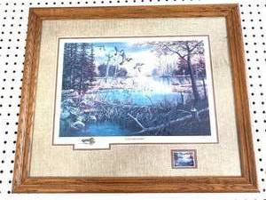 Ken Zylla �Leaving Home� Art Needs Glass 20x24 Inches