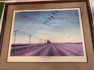 Les Kouba Ducks Unlimited Signed & Numbered Artwork 28x35