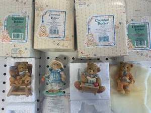 Lot of 4 Vintage Cherished Teddies (new old stock)