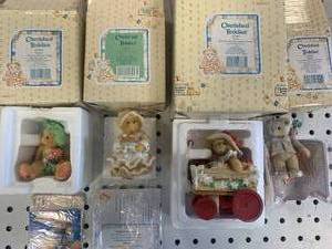 Lot of 4 Vintage Cherished Teddies (new old stock)