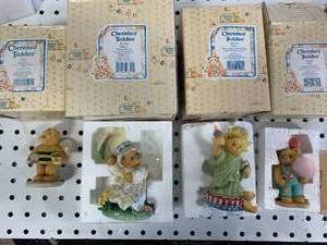 Lot of 4 Vintage Cherished Teddies (new old stock)