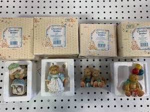 Lot of 4 Vintage Cherished Teddies (new old stock)