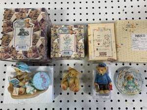 Lot of 4 Vintage Cherished Teddies (new old stock)
