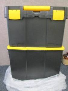 Stackable Mobile Tool Box open box ...