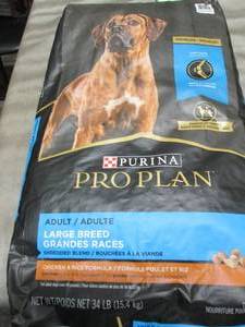 34 lb Bag Purina ProPlan Large Bree...