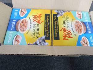 48- 1.3 oz pks Meox Mix Cat Food...