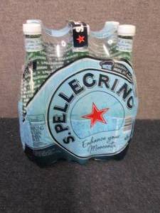 6- 1 liter Bottles S. Pellegrino Sp...