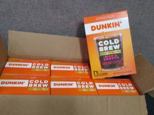 6- 8.46 oz Cartons Dunkin Cold Bre...
