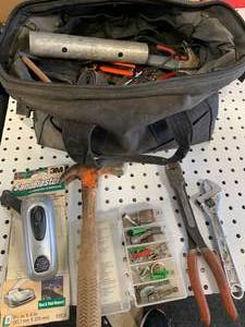 Craftsman Tool Bag with Entire Contents 20 pounds.