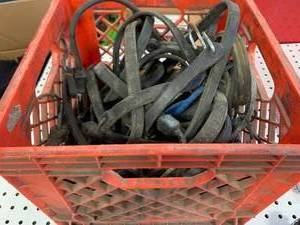 Golden Dairy Case Full of Rubber Bungee Cords