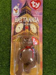 McDonalds Britannia Rare Tag Beanie Baby