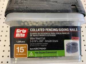 4 Tubs Collated Fencing Siding Nails