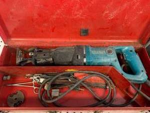 Makita Sawzall in Milwaukee Metal Case