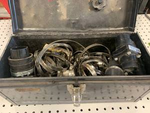 All American 16 inch Metal Tool Box with All Contents