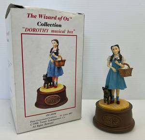 The Wizard Of Oz Collection Dorthy Musical Box 1996 Turner Entertainment Co. NIB 6 12 Tall