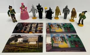 Group Of Misc. Wizard Of Oz Collectible Figures And Pictures