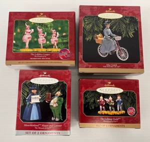 Group Of Hallmark Keepsake Ornaments (The Wizard Of Oz) NIB