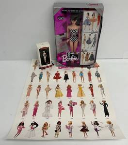 1993 Original 1959 Barbie Doll And Package Special Edition Reproduction 35TH Anniversary Barbie Brunette NIB