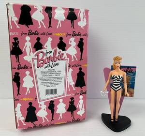 1993 Enesco From Barbie With Love (Original Swimsuit, 1959 Fashion Collection Figurine) NIB
