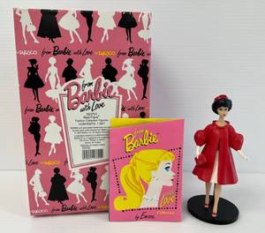 1993 Enesco From Barbie With Love (Red Flare Fashion Collection Figurine) NIB