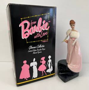 1993 Enesco From Barbie With Love Glamour Collection Limited Edition Porcelain Bisque Musical Figure ( Enchanted Evening Musical Figurine Plays The Tune Some Enchanted Evening  NIB