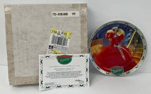 1988 Happy Holidays Barbie Limited Edition Collectors Plate # 17,280