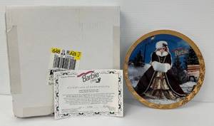 1996 Happy Holidays Barbie Limited Edition Collectors Plate # 773