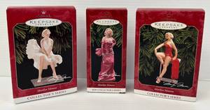 Group Of Hallmark Keepsake Ornaments (Marilyn Monroe) NIB
