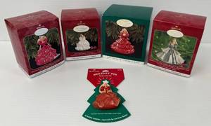 Group Of Hallmark Keepsake Ornaments Collectors Club Series Barbie
