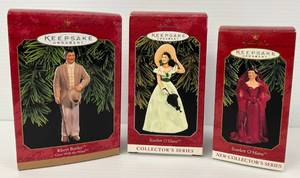 Group Of Hallmark Keepsake Ornaments Collectors Series Gone With The Wind Rhett Butler And Scarlet OHara