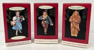 Group Of Hallmark Keepsake Ornaments (The Wizard Of Oz) NIB