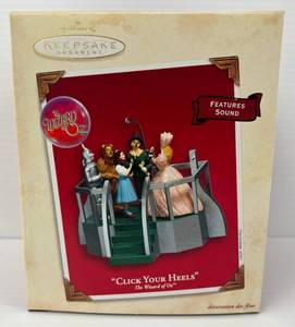 Hallmark Keepsake Ornament The Wizard Of Oz  Click Your Heels With Sound