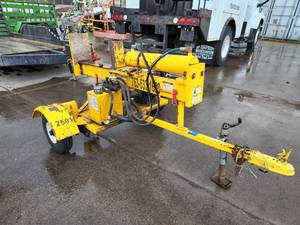Honda GX 240 Gas Log Splitter on Single Axle Trailer
