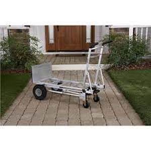 Cosco 1000 lb. 3-In-1 Aluminum Assisted Hand Truck with Flat Free Wheels
