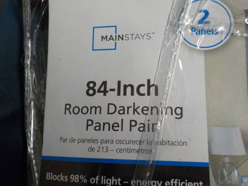 2 Panels 84 Room Darkening Drapes...