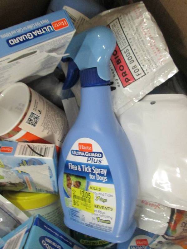 box of dog and cat flea killer , vi...