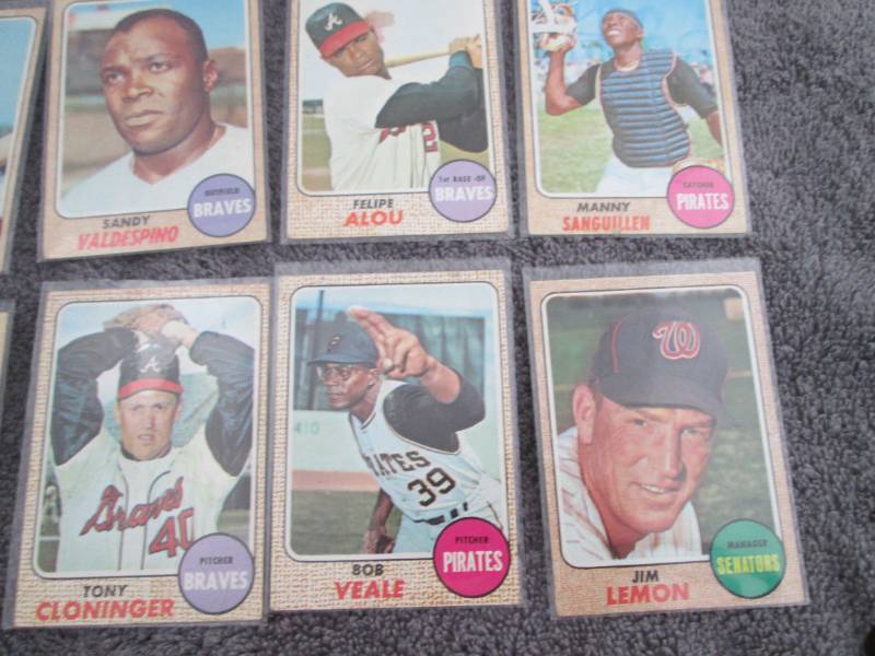 108. 1968 Topps Baseball Cards...