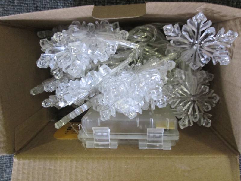 2 packages of snowflake string ligh...