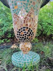 lot 18 image: Whimsical Mosaic Planter